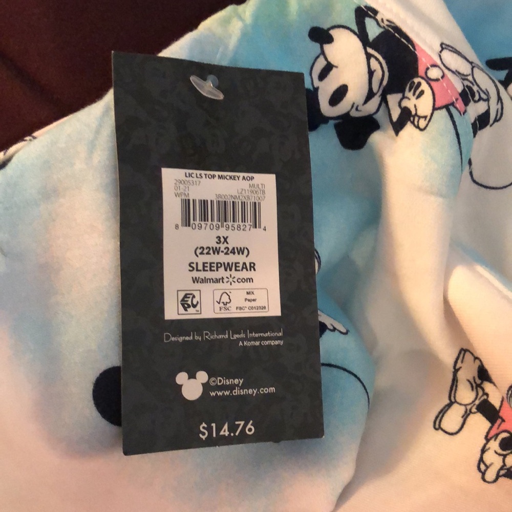 Colorful Mickey Mouse Sleepwear - Picture 2 of 2